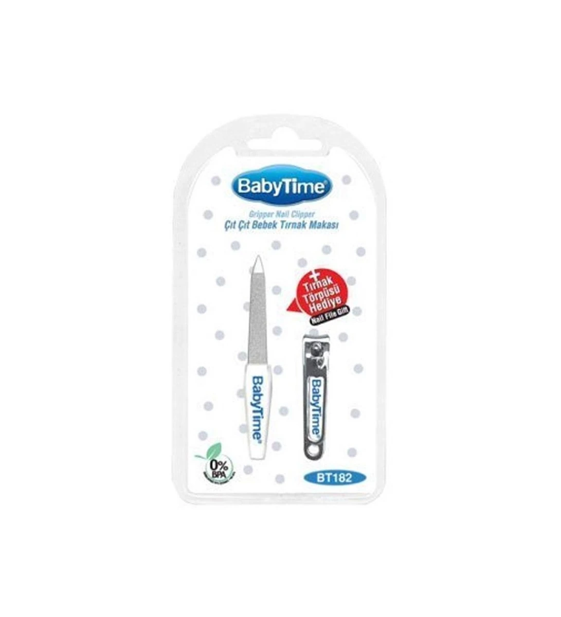 Babytime Çıt Çıt Bebek Tırnak Makası(Törpü Hediyeli)