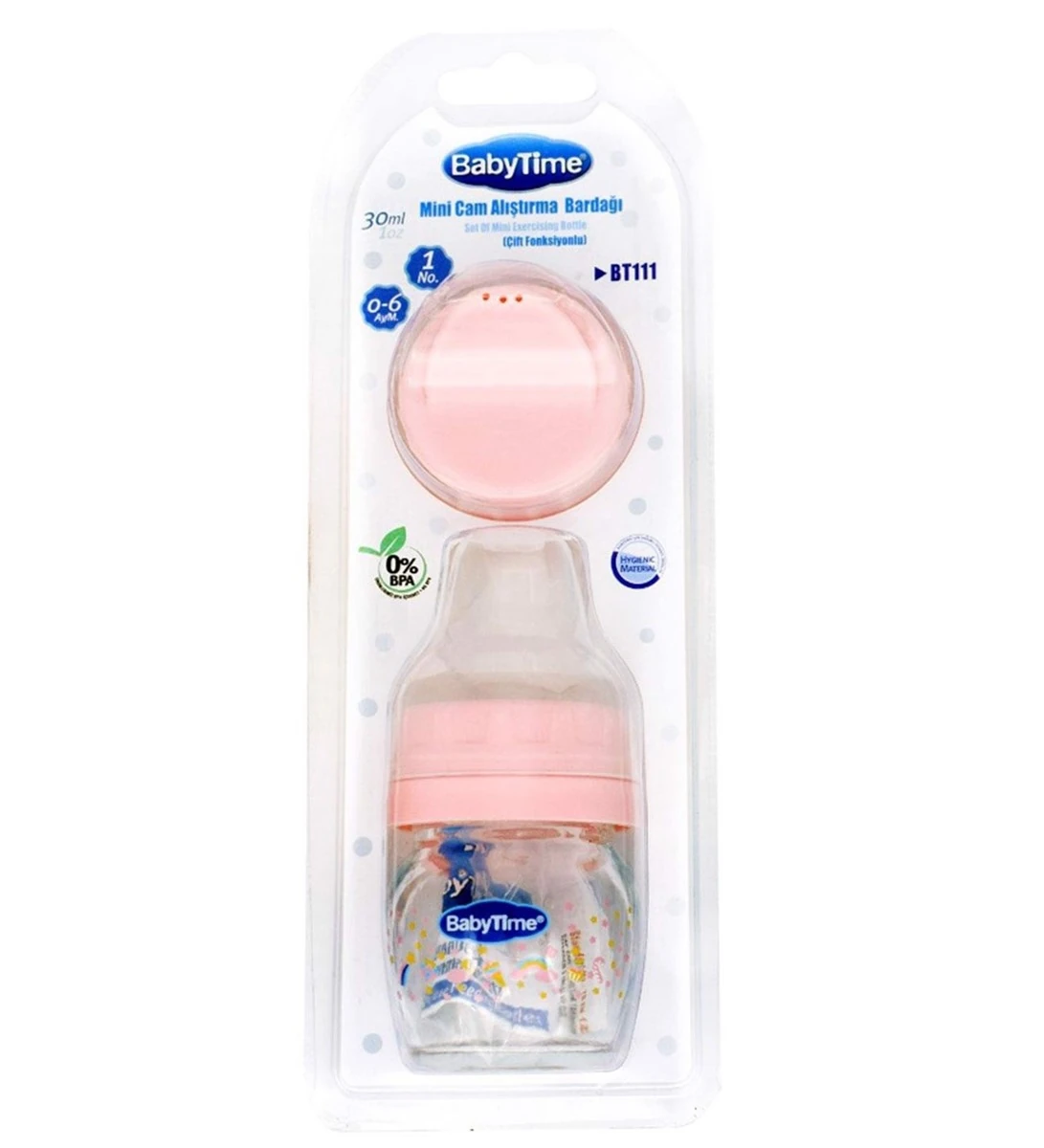 Bebek Babytime Mini Alıştırma Bardağı Somon 30 ml