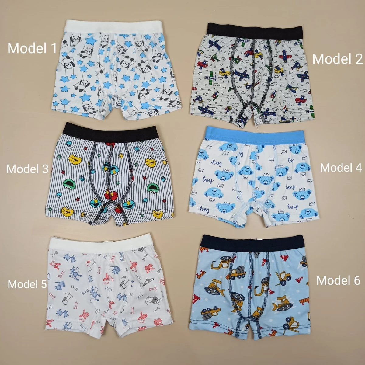 Bebek Erkek Boxer 4-5 Yaş Çeşit