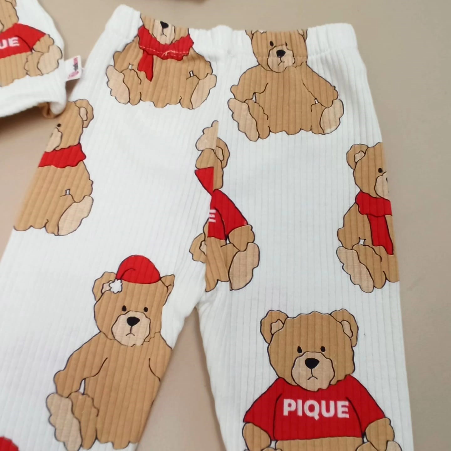 Bebek Pijama Takımı 6-24 Ay Ayıcık Baskılı