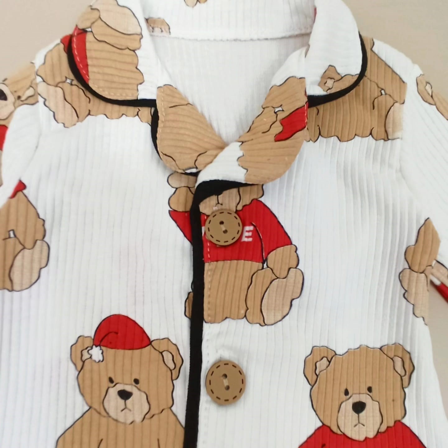 Bebek Pijama Takımı 6-24 Ay Ayıcık Baskılı